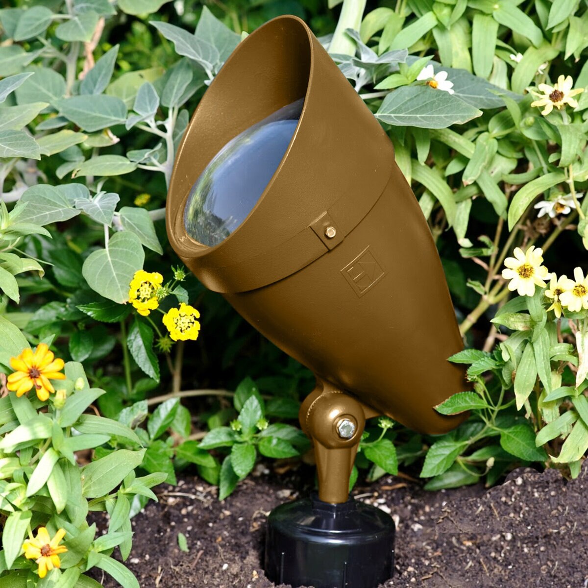 Moon Vision Bullet Series BR40 Path & Area Light Fixture with Bronze ...