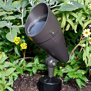 Moon Visions 7W 120V Bronze Uplight 3500K