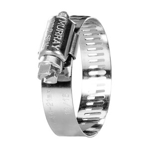 Murray Worm Drive Hose Clamp Stainless Steel 3/4 in. - 1-1/2 in.