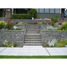 Mutual Materials Coping 12 in. x 3 in. x 24 in. Split Gray (56 pc./pallet)