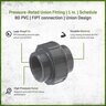 NDS Flo-Control Sch 80 PVC Union 1 in. FIPT