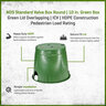NDS Standard Valve Box Round 10 in. Green Box/Green Lid Overlapping ICV