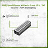 NDS Speed Channel with plastic grates 10 ft.