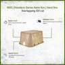 NDS Standard-Series Valve Box Jumbo Rectangle 13 in. x 20 in. x 12 in.H Sand Box/Sand Lid Overlapping ICV