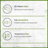 NDS PVC S&D Tee HUB x HUB x HUB White 6 in.