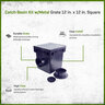 Catch Basin Kit w/ Metal Grate 12 in. x 12 in. 