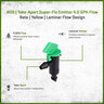 NDS Take-Apart Super-Flo Emitter 4.0 GPH Yellow