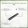 NDS Spee-D Drain Channel Gray 4 ft. Long
