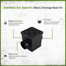 DrainTech 9 in. Basin Kit Black
