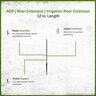 Nds Riser Extension 12 in. Pre - Assembled Onto 5 in. Elbow Stake