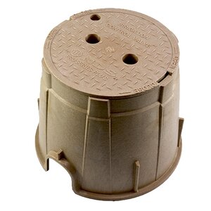 10 in. Round Valve Box Sand