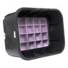 NDS 14 in. x 19 in. x 6 in. Standard Series Extension Box-Black / Purple Cover, Reclaimed Water