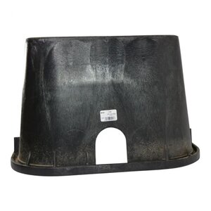 NDS Standard Series Valve Box (Body Only) Black Jumbo Rectangle 13 in. x 20 in. x 6 in.