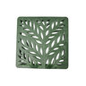 12 in. x 12 in. Square Grate Botanical Green NDS