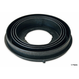 NDS 24 in. Square Catch Basin Outlet Adapter Universal Black Plastic 10 in. & 12 in. Pipe Includes Part# 1890