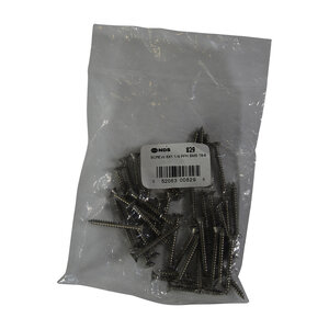 Stainless Steel Screw FH #6 x 1-1/4 in. NDS (40 per bag)