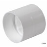 NDS PVC S&D Coupling HUB x HUB White 3 in.