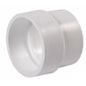 NDS PVC DWV to Sewer Adapter DWV HUB x S&D HUB White 3 in. x 3 in.