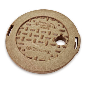 NDS Valve Box Cover ICV Sand Overlapping 6 in. Round Lid Only