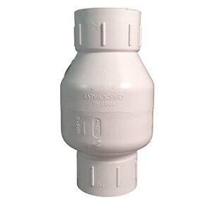 NDS FloControl Series 1001 Spring Check Valve PVC 2 in. FIPT 1/2# Spring