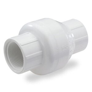 NDS PVC Spring Check Valve FIPT 1-1/4 in.