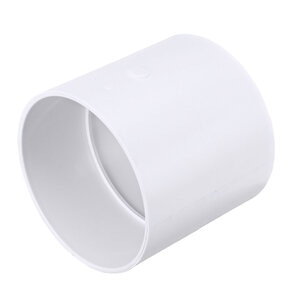 NDS Coupling White PVC 8 in. Hub x Hub