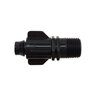 NDS Adapter Black PVC 1/2 in. MIPT