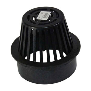 NDS Atrium Grate Black 6 in.