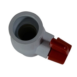 Flo-Control Ball Valve Plastic PVC 2 in. w/ Flow Control Slip