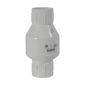 NDS Spring Check Valve Slip x Slip 1-1/4 in. PVC