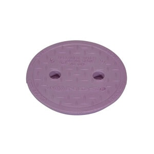 6 in. Round Cover Only Reclaim Purple Overlapping NDS