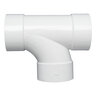 NDS PVC Sanitary Tee HUB x HUB x HUB White 6 in.