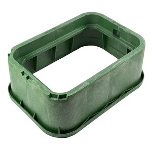 NDS Standard Valve Box Extension Body (only) Rectangle 14 in. x 19 in. x 6 in. Green