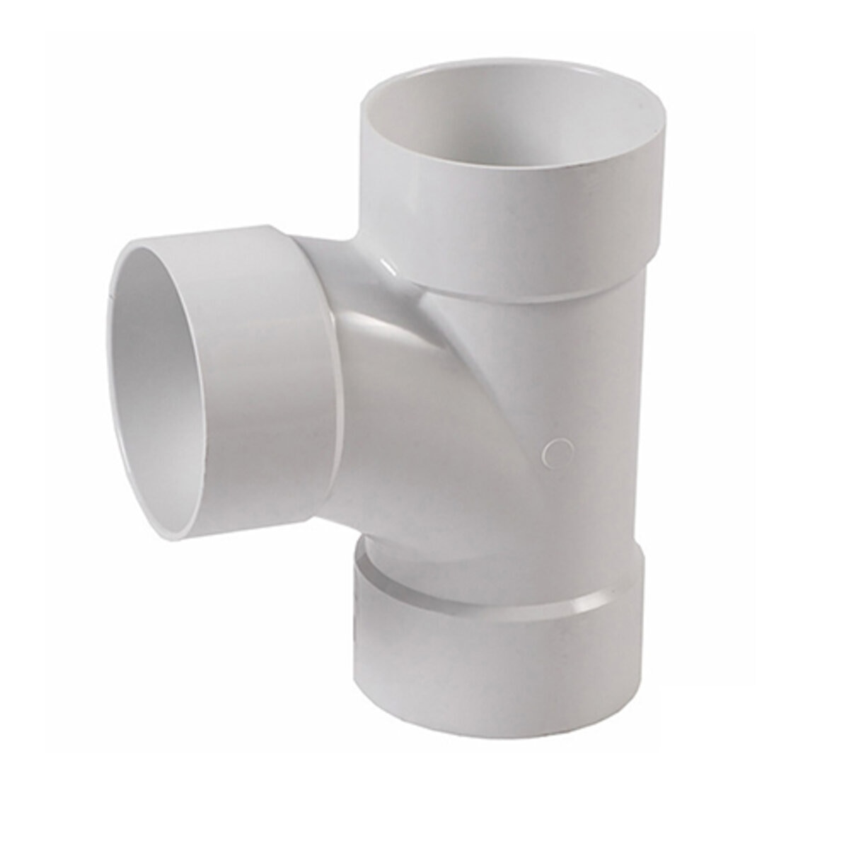 NDS PVC Sanitary Tee HUB x HUB x HUB White 3 in | SiteOne US