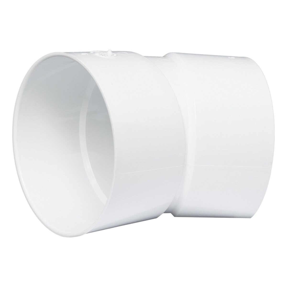 NDS PVC S&D 22-1/2 Deg. Elbow HUB x HUB White 6 in | SiteOne US