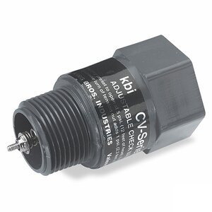 NDS Adjustable Check Valve Gray PVC 1/2 in. MIPT x FIPT