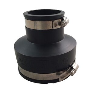 NDS 1.90 in. X 1.90 in. X 4 in.CI/PV Flex Coupler