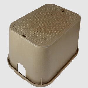 NDS Pro-Spec Box ICV Sand w/ Cover & Bolt 13 in. x 20 in. x 6 in.