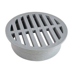 NDS Round Grate Gray 12 in.