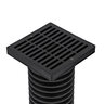 NDS Adapter w/ Grate 6 in. x 6 in. Black