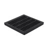 NDS Drain Grate Square HDPE Black 24 in.
