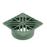 NDS Grate Square Green 4 in.