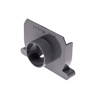 NDS Spee-D Channel Spigot End Outlet 2 in. Gray