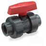 3/4 Blocked True Union Ball Valve Sch 80 Slip & Thd EPDM O-Ring PVC