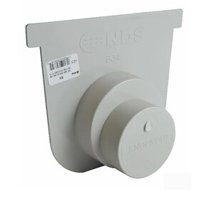 8 Deep Profile End Cap Light Gray NDS