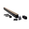 NDS SLIM CHANNEL DRAIN KIT 6 ft. WITH SLOTTED SAND GRATE & ACCESSORIES