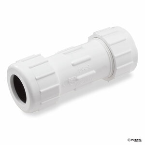 NDS PVC Compression Coupling 3 in.