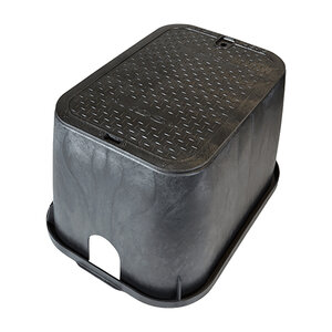 NDS Overlap Bolt-Down Cover Blk Water 14 in. x 19 in. 