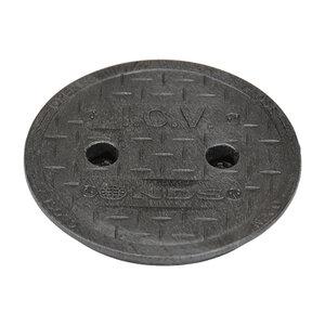 6" Round Cover Only ICV Black NDS