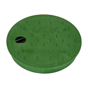6 in. Round Cover Only Snap-In ICV Green Overlapping NDS